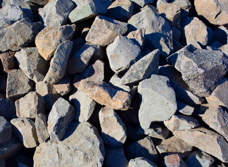 2inches Assortment of 2-inch rocks in various colors and textures